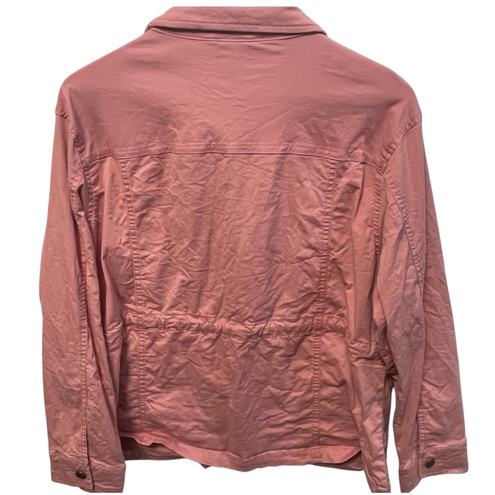 Women’s Time and Tru Adjustable Waist Pink Jacket XL 16-18 Cotton/spandex - Picture 2 of 8